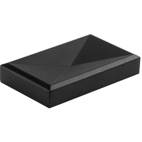 Scatola Elettronica in Alluminio, 82,2x145x200mm, Nero Opaco, per