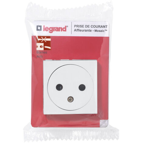 Adattatore semplice LEXMAN, 1 presa 1 16 A (2 poli + terra), con spina Schuko, bianco | Leroy Merlin