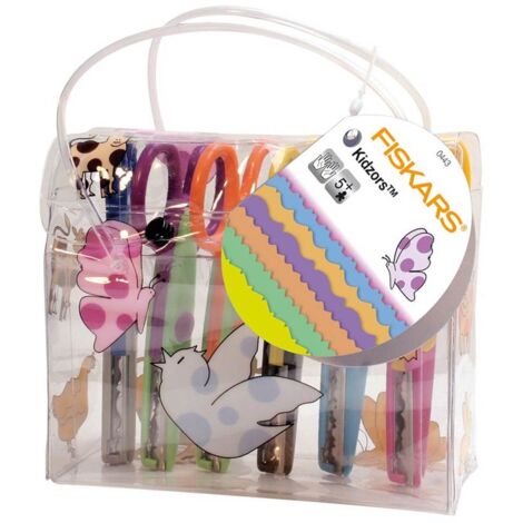 Forbici Fai Da Te per Bambini, Set Di 6 Forbici per Bambini, Con 6