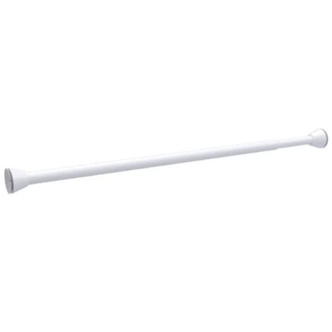 Bastone per tende estensibile tra pareti, diam. 80-125 cm. 20 mm, bianco CESSOT (1/2)