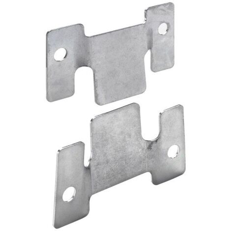 Set di 2 elementi di montaggio in acciaio zincato HETTICH, l.100 mm HETTICH