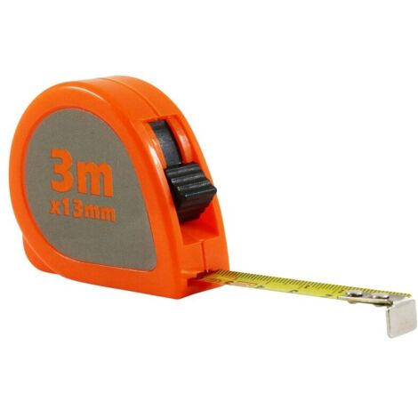 Set Metro A Nastro 3m &ndash; Flexometro Compatto Con Clip E Stop, Multicolore