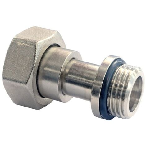 SOMATHERM Rücklaufverschraubung Nickel 15/21 - Für Heizkörper Montage