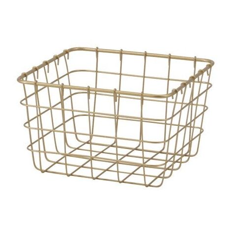 Cestino H.9 x L.15 x P.15 cm, Joy, metallo dorato Sans marque (1/2)