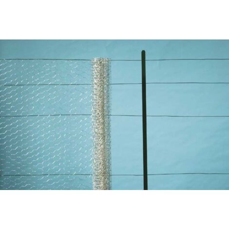 Rete Metallica Zincata Torsione Tripla, Maglia Esagonale 25mm, 100cm X 50m Argento 87948999 Rete Metallica Zincata Torsione Tripla, Maglia Esagonale 25mm, 100cm X 50m Argento 87948999