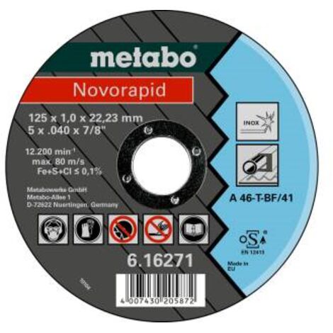 Dischi Da Taglio Per INOX 125 Mm – Confezione 10 Pezzi – Taglio Preciso E Senza Sbavature Per Smerigliatrice Angolare - 2