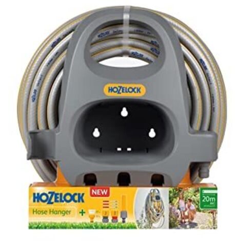 Portatubo a parete + tubo da giardino SELECT da 20 m HOZELOCK (1/4)