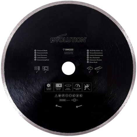 Disco diamantato EVOLUTION Lamdrage3 255 mm Evolution
