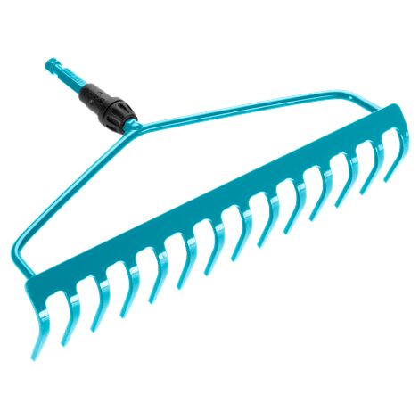 GARDENA Rastrello ad arco 14 denti, acciaio inox, larghezza 36 cm, per rastrellare e spianare CombiSystem (3168-20) (1/4)