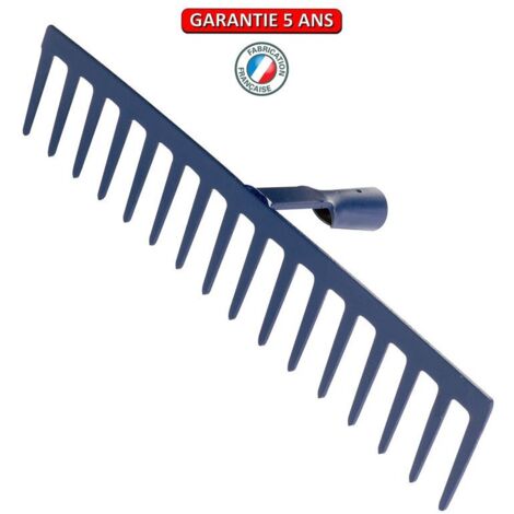 Rastrello Forgiato Cofan 500x100 Mm – 16 Plettri – Testa In Acciaio Per Giardinaggio - 2