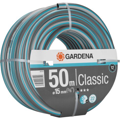 GARDENA Tubo acqua da giardino Classic 50 m, 15 mm (5/8") per irrigazione e giardinaggio (18019-26)