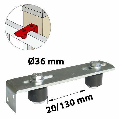 Guida in acciaio zincato, H.300 x L.40 x P.70 mm AFBAT