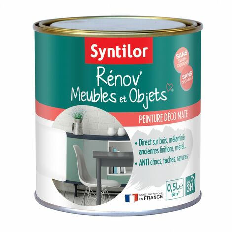 Pittura per mobili e falegnameria Renov SYNTILOR bianco opaco 0,5 l SYNTILOR