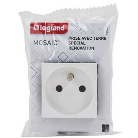 Presa di terra con vite a mosaico, LEGRAND, bianco Legrand (1/4)