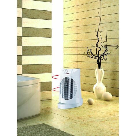 bimar HP116 Termoventilatore da Parete, Termoconvettore Elettrico a Muro a Basso  Consumo, Elementi Riscaldabili Ceramica, 2 Livelli Potenza Riscaldamento,  con Telecomando e Programmatore settimanale.