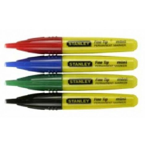 Set di 4 mini pennarelli colorati Stanley