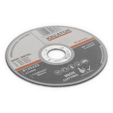 Disco Da Taglio Per Acciaio FORTIS 125 X 2,5 Mm – Taglio Rapido Per Metallo E Inox