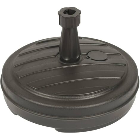 Base per ombrellone con peso grigio, diametro 43 cm EDA