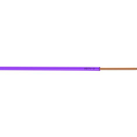 Cavo elettrico 1,5 mm² h07vu, in bobine da 100M viola Centrale Brico