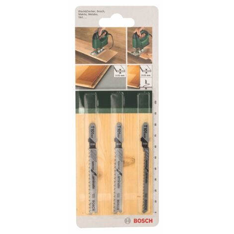 Set di 3 lame dal taglio fine e pulito BOSCH T 101 bif/aper parquet speciale BOSCH (1/3)