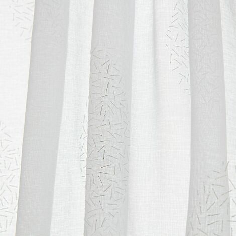 Tenda (135 x 240 cm) Lily Bianco e verde salvia - Tende/Tende