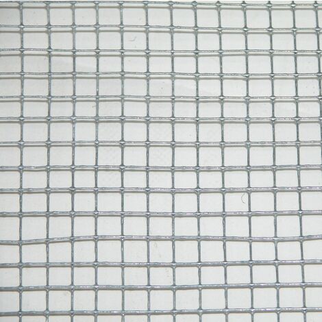 Rete elettrosaldata grigia per animali, H.1 x L.3 m, maglia H.6 x L.6,4 mm  Centrale Brico