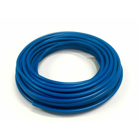 Cavo elettrico 2,5 mm² h07vu, in bobina 10M blu Centrale Brico