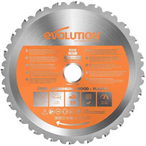 Lama da taglio multimateriale EVOLUTION in metallo duro per troncatrice, Diam. 210 mm EVOLUTION (1/5)