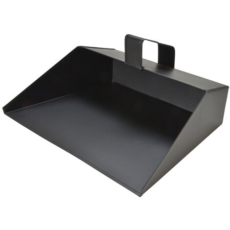 Paletta In Metallo Zincato 30x25cm H75 Con Manico Alzapattume Spessore