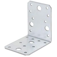 Set di 6 staffe zincate, 90x90x65 mm ALBERTS