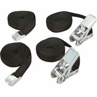 Fibbia A Camme Cinghia Set Di 2 Cinghie Di Fissaggio Per Carico, 2.5m X 25mm, Con Fibbia A Camme - Nylon, Resistenza 250kg, Colore Blu Fibbia A Camme Cinghie - Foto 10