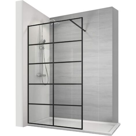REA DUSCHWAND SOLEO 90 BLACK (1/4)