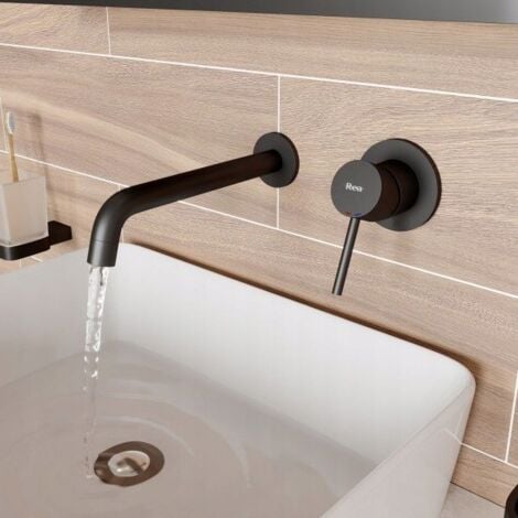 REA UNTERPUTZ ARMATUR LUNGO SCHWARZ MATT + BOX