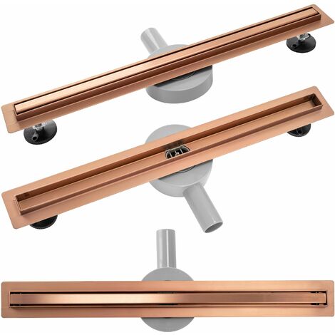 Rea Duschrinne Neox Slim Pro Gold 80 – Edelstahl Linearablauf Für Dusche & Bad