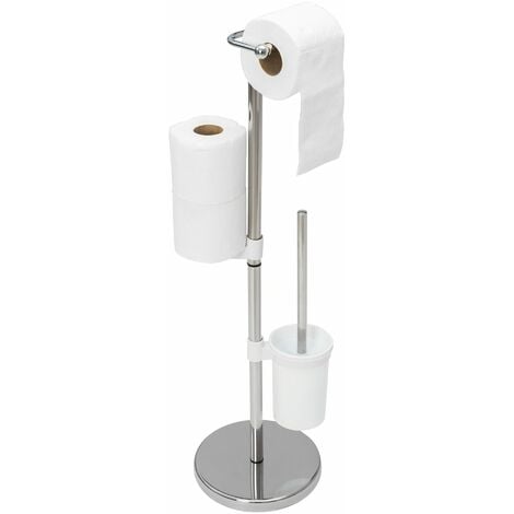 Wolke Kleine Toilettenpapierhalter mit Silbern Deckel Meo