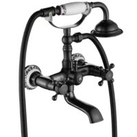RUSTICO BADEWANNENARMATUR SCHWARZ WISCHEN SKU REA-B0701
