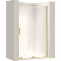DUSCHTÜR REA MONTANA BRUSHED GOLD 140