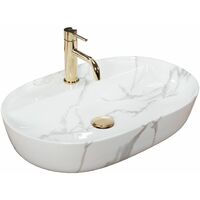 REA AUFSATZWASCHBECKEN AURA 61 MARMO SHINY