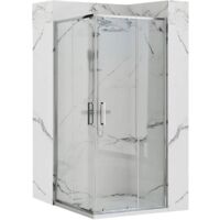 REA DUSCHKABINE PUNTO CHROM 90X90