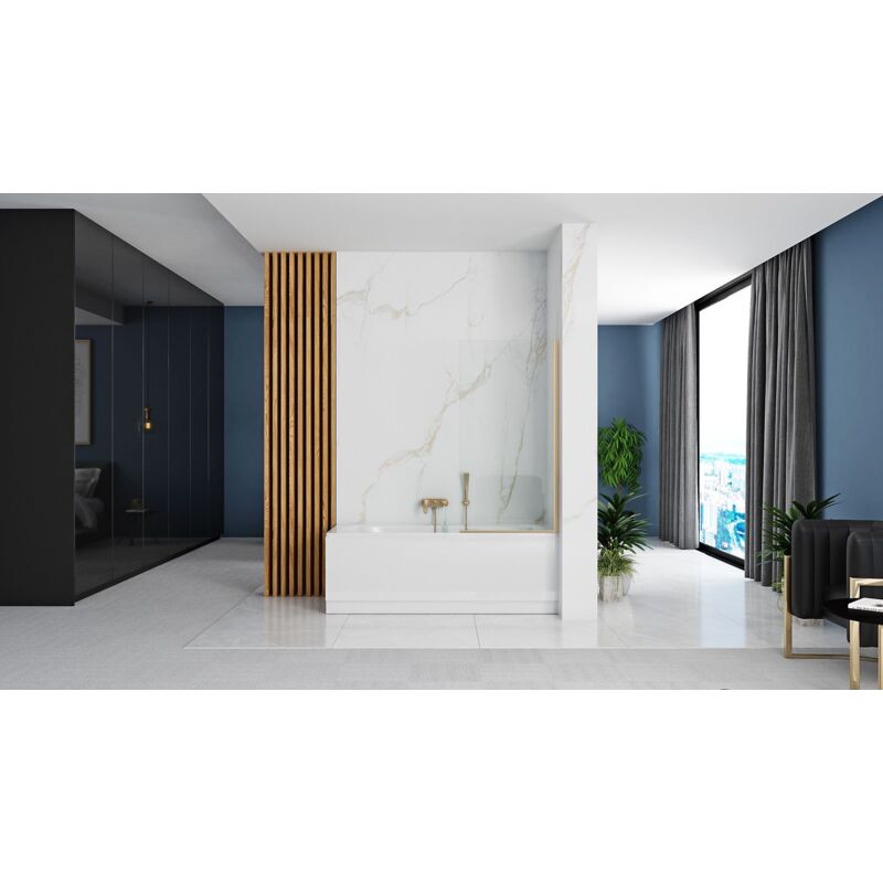 SCHERMO VASCA REA ELEGANT GOLD 80