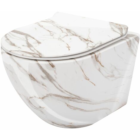 VASO WC SOSPESO REA CARLOS SLIM LAVA SHINY