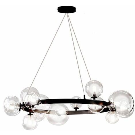 LAMPADA A SOSPENSIONE APP936-15-CP METAL 15-PUNTI LUCE G9 82X82X28CM REGOLABILE (1/5)