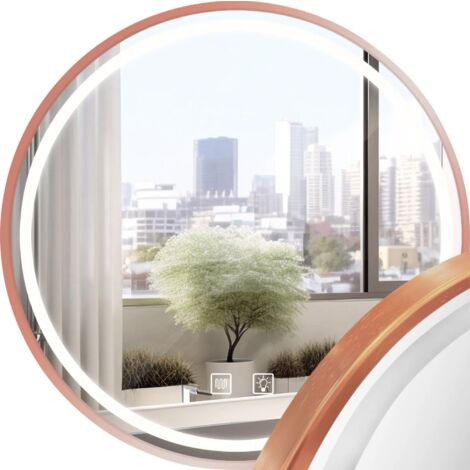 SPECCHIO LED 60CM MMJ BRUSH ROSE GOLD (1/5)
