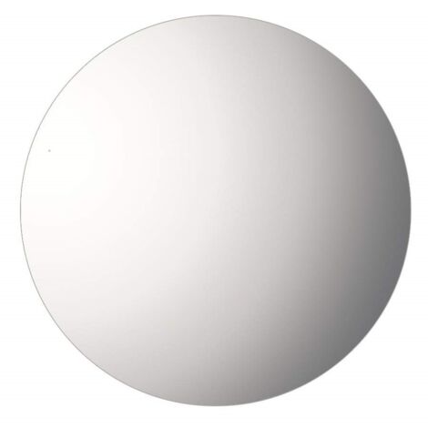 Specchio Rotondo Senza Cornice 50cm - Cristallo Smussato Bordo C - Moderno Minimalista - Oro/Cromo - Foto 7