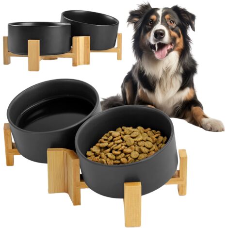 Ciotola In Ceramica Per Cani E Gatti - Design Con Stampa Cane, Diametro 16 Cm, 800 Ml - Foto 5