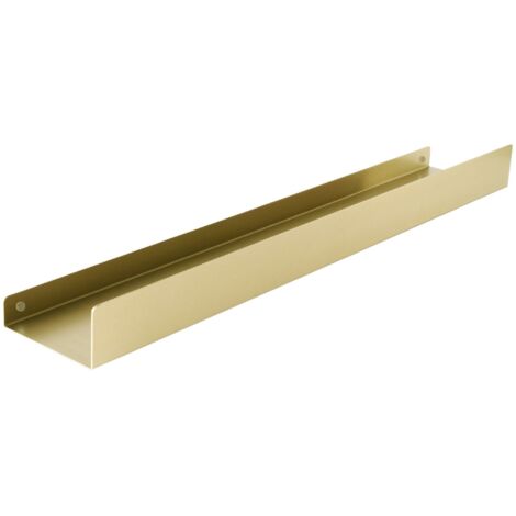 MENSOLA BAGNO SF02-600-BG ORO SPAZZOLATO SKU REA-06011 (1/5)