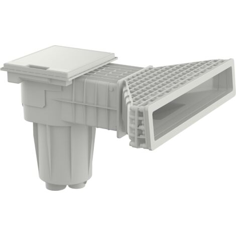Skimmer Hayward X-Pro 600 per piscina in cemento, bocca 600 mm, bianco – X600CW