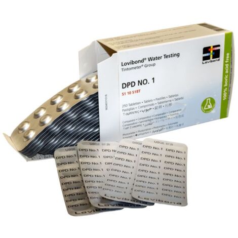 DPD reattivo 1 scatola per fotometri, 250 voi. Lovibond