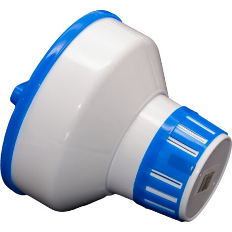 New Plast 4013 - Dispenser Per Pastiglie Da 200 G Di Cloro A Flusso Regolabile Per Piscina