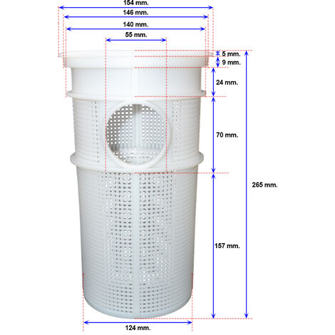 Cesto Do Pré Filtro Para Bomba Mllienium De 1/4 A 3,0 Cv | Sodramar - Foto 8